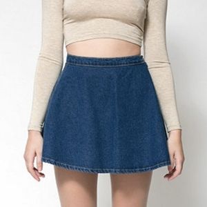 American Apparel Denim Circle Skirt